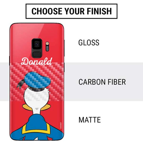 Disney Friends Donald Duck Backwards Galaxy S9 Skin